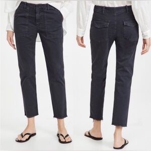 Nili Lotan | Jenna Pant Slim Fit | Raw Hem in Black | Women’s Size 4‎